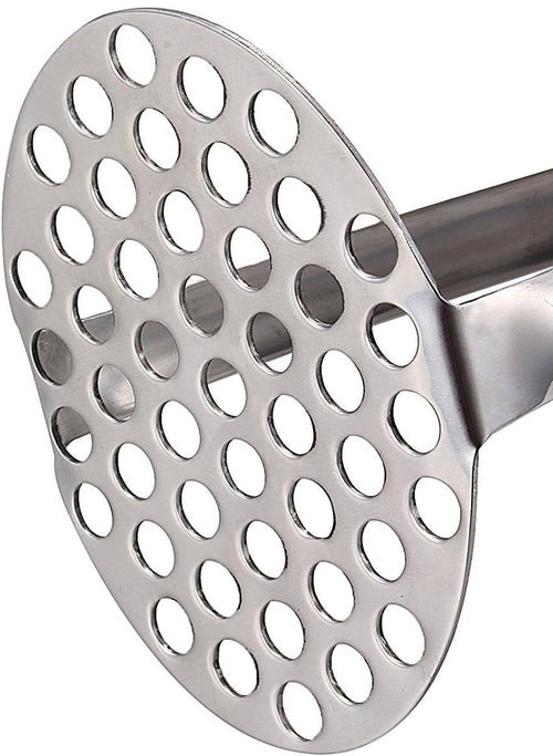 Heavy Duty Stainless Steel Potato Masher, Professional Integrated Masher Kitchen Tool & Food Masher/Potato Smasher with Silicone Handle, Perfect for Bean, Vegetable, Fruits, Avocado, Meat